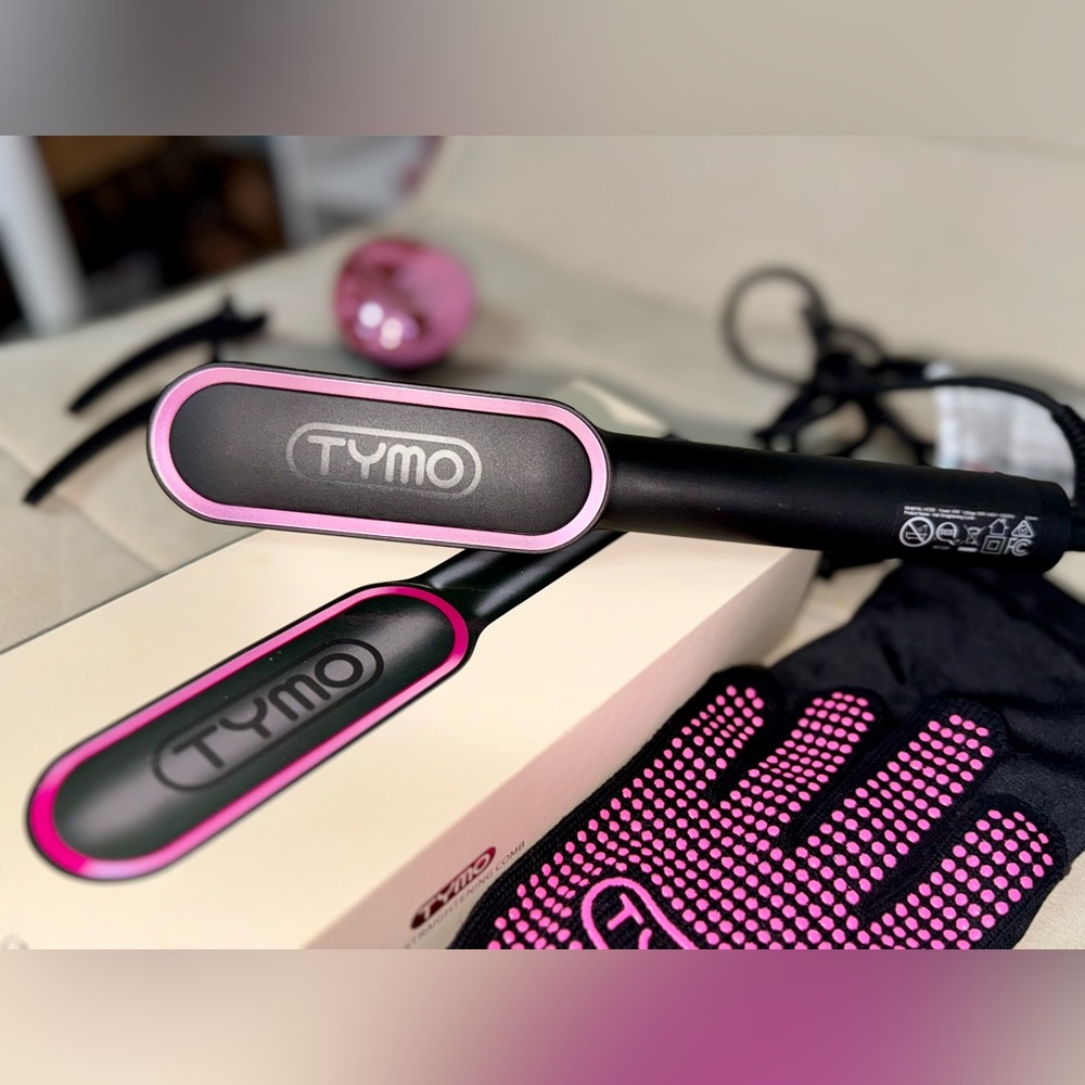 TYMO RING Hair Staightening Comb + accessories.
NWOT. Excellent condition. - Picture 9 of 16
